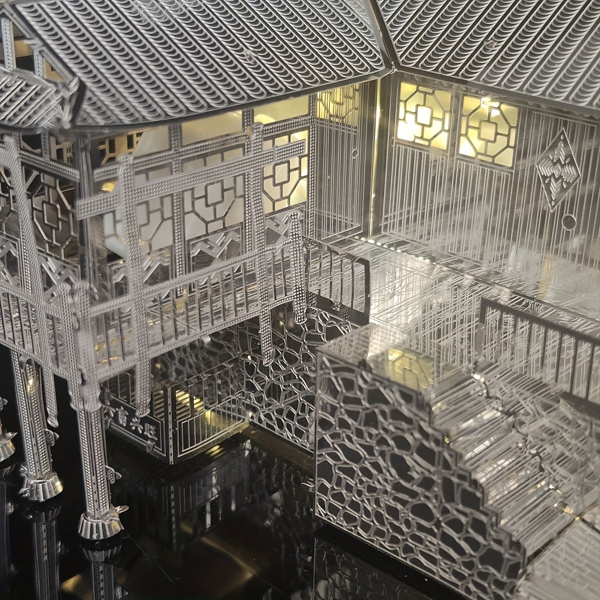DIY Metal Assembly Toy House Model 3D Puzzle Kit